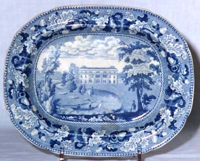 Meat Dish or Platter Tewin Water c1825